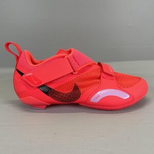 Nike SuperRep Cycle Shoes Womens 6.5 Pink Clip-In Indoor Cycling Spin Biking